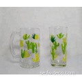 Handblåst 1,5L/2L Glass Beer Boot Drinking Glasses